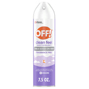 OFF! Clean Feel Insect Repellent Aerosol with 20% Picaridin, Bug Spray with Long Lasting Protection from Mosquitoes, Feels Good on Skin, 5 oz