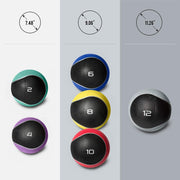 WF Athletic Supply Medicine & Exercise Ball - Durable Rubber & Consistent Weight Distribution; Comfort Textured Grip for Strength, Balance & Core Training, Multiple Choices Available