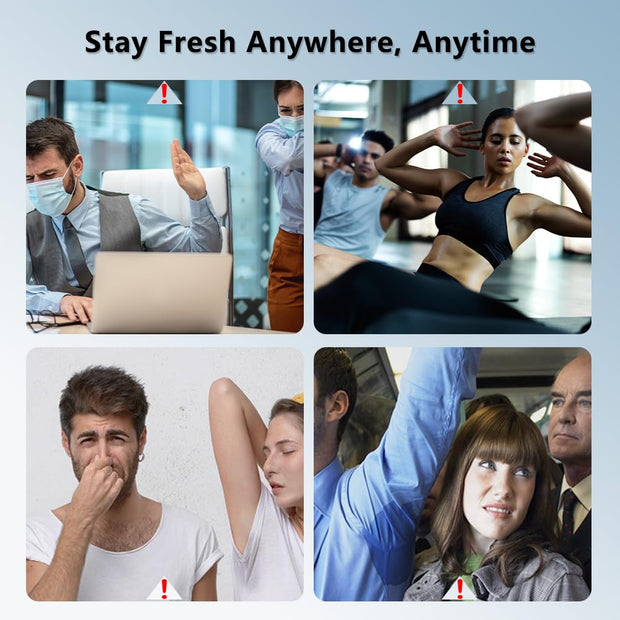 Portable Single Use Deodorant Cards, Home Essentials, Strong odor Protection In Important Situations, Safe Skincare For Both Men And Women -14 Pack