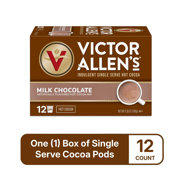 Victor Allen's Coffee Milk Chocolate Hot Cocoa SSC, 42 Count, Single Serve K-Cup Pods for Keurig K-Cup Brewers