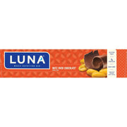 LUNA Bar - Nutz Over Chocolate Flavor - Gluten-Free - Non-GMO - 7-9g Protein - Made with Organic Oats - Low Glycemic - Whole Nutrition Snack Bars - 1.69 oz. (15 Count)