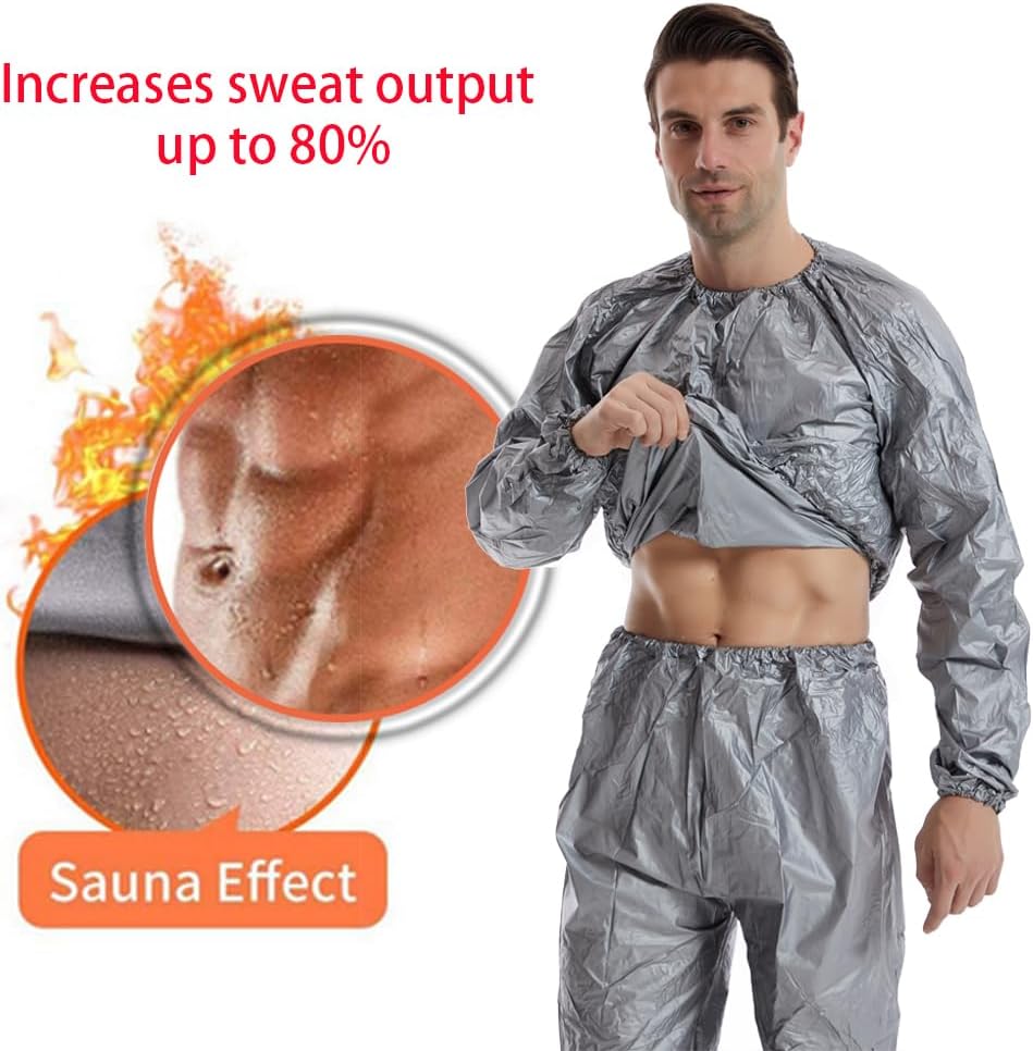 DawnBreak Sauna Sweat Suit for Women/Men Exercise Weight Loss Gym Fitness Workout