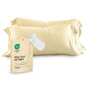 Olive + Crate Tencel Eucalyptus Pillowcases - 100% Tencel Lyocell Cooling Pillow Cases for Hot Sleepers - Hypoallergenic, Moisture-Wicking, Silk Alternative, Vegan - King Size Set of 2 [Moss]