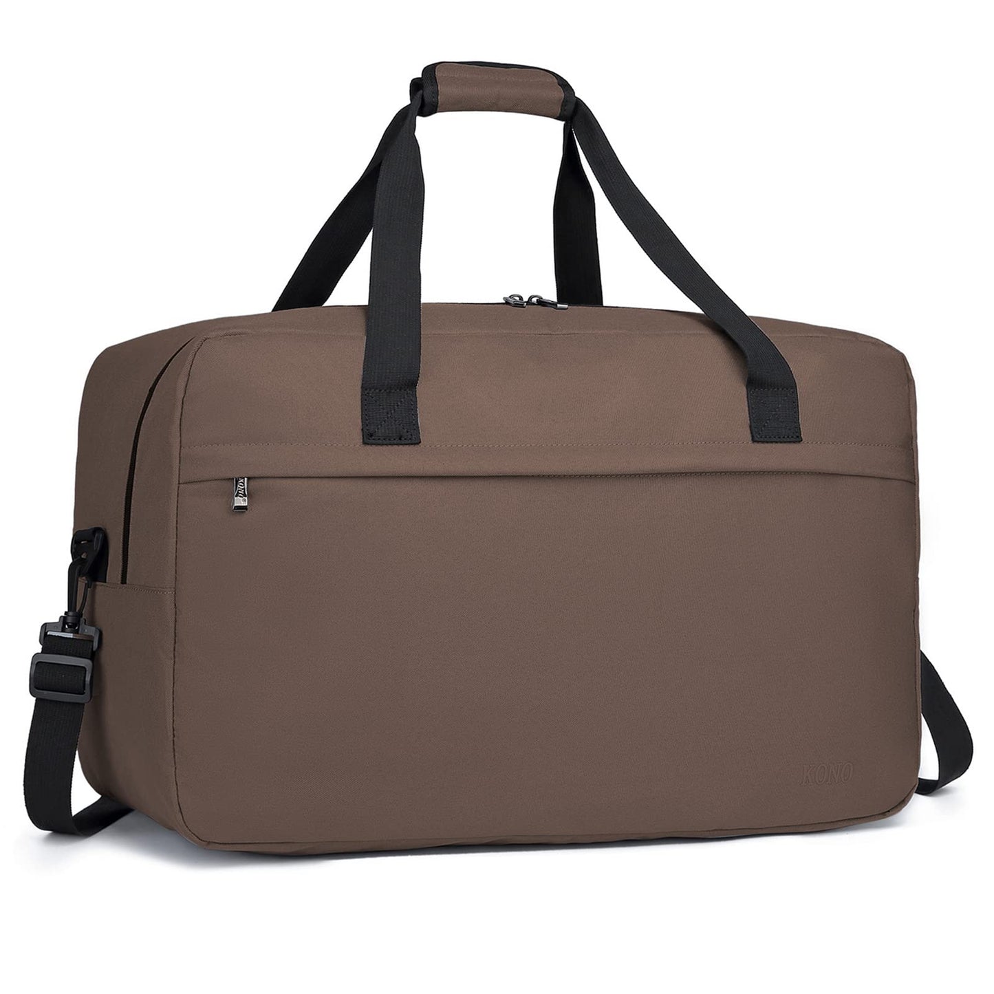 Kono Travel Duffel 13.78"x7.87"x7.87" Under Seat Carry-On 14L Sports Tote Gym Weekender Overnight Bag Extra Small, Black