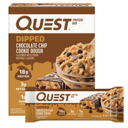 Quest Nutrition White Chocolate Raspberry Protein Bars, 20g Protein, 1g Sugar, 5g Net Carb, High Fiber, Gluten Free, Keto Friendly, 4 Count