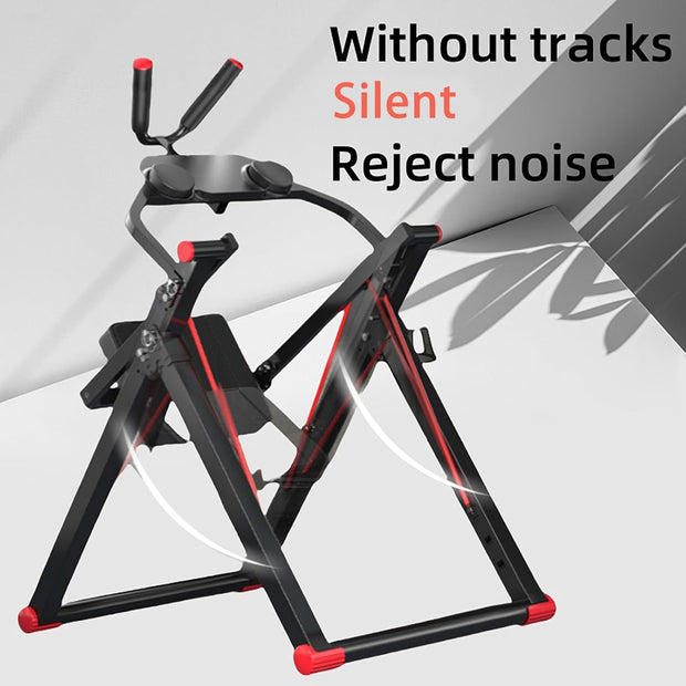 Vicamy Ab Machine,No-Track Silent Exercise,Foldable Ab Workout Equipment for Home Gym,Adjustable Resistance,Ab Trainer Machine for Abs Workout,Full Body Workout Machine