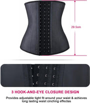 YIANNA Waist Trainer for Women Latex Underbust Waist Cincher Corset Sport Girdle Hourglass Body Shaper
