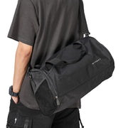 Small Sports Gym Bag Workout Lightweight Duffel Bags for Men and Women Black X-Small