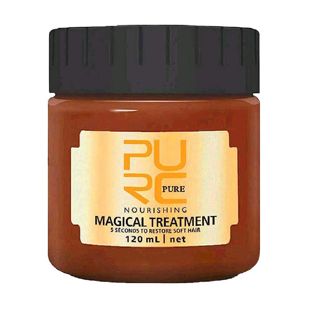 PURC Magical Keratin Treatment Mask, Advanced Molecular Roots Conditioner for Dry & Damaged Hair, 5 Seconds Restore Soft Hair (120ml)
