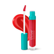 Thrive Causemetics Sheer Strength Lip Plumping Peptide Gloss, Lip Plumper with Vitamin E, Peptides, Plumps, Smooths & Hydrates Lips, High Shine, Vegan & Cruelty Free, Kaisa (Dusty Rose)