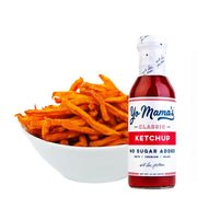 Yo Mama's Foods Keto Classic Ketchup – Pack of (2) - Zero Calorie, No Sugar Added, Low Carb, Vegan, Gluten Free, Paleo Friendly, and Made with Whole Non-GMO Tomatoes!