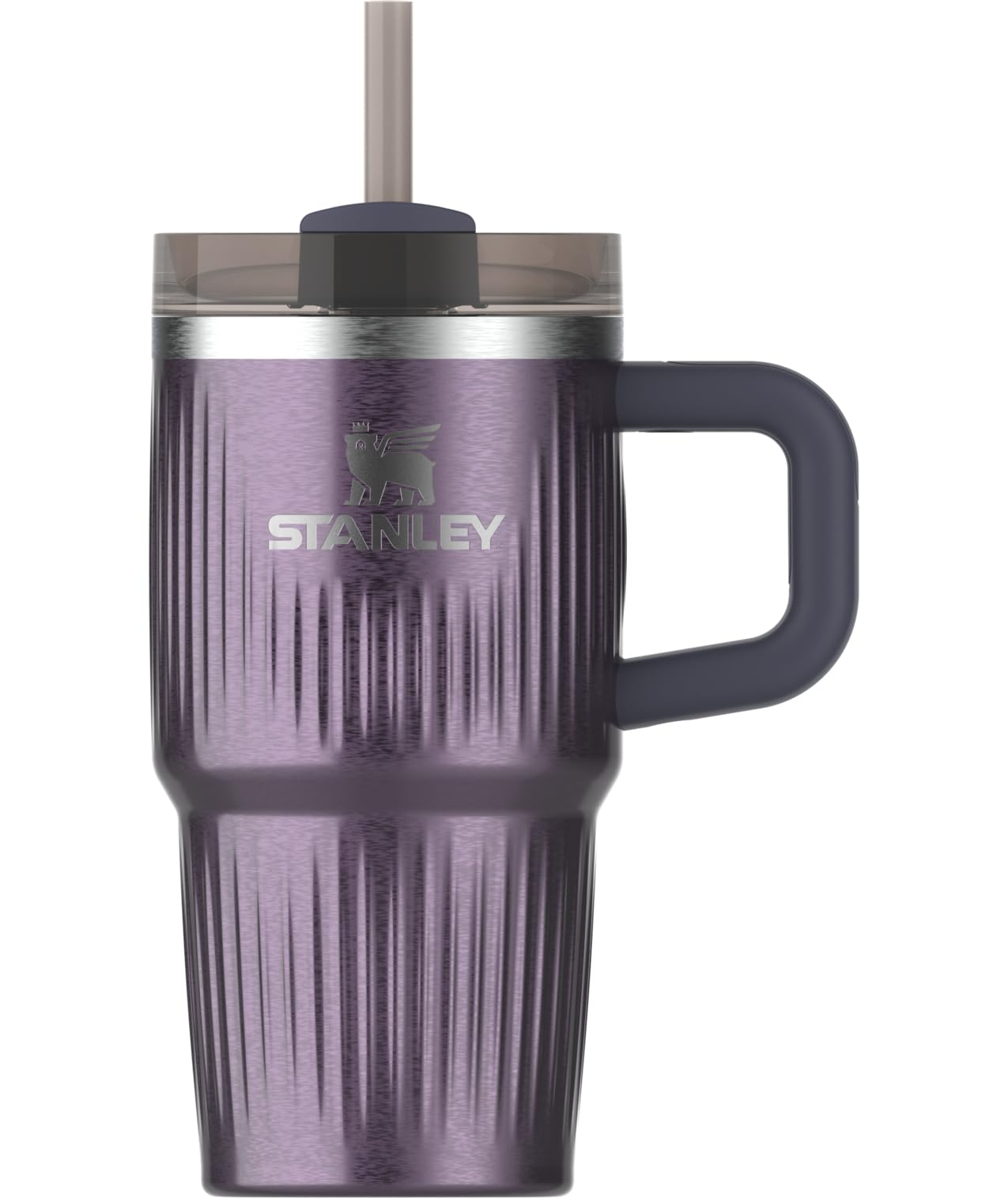 STANLEY Quencher H2.0 Tumbler with Handle and Straw 40 oz | Flowstate 3-Position Lid | Cup Holder Compatible for Travel | Insulated Stainless Steel Cup | BPA-Free | Black Chroma