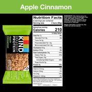 KIND Breakfast Protein, Healthy Snack Bar, Apple Cinnamon, Gluten Free Breakfast Bars, 8g Protein, 1.76OZ Packs, 12 Count