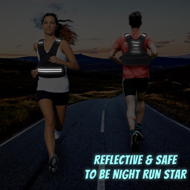 JoyPlus Adjustable Weight Vest,Strength Training Running Vest, Workout Equipment, Sport Exercise, Fitness, Weight Loss for Men 12LB, Women 8LB, Velcro or Buckle