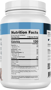 Transparent Labs Grass-Fed Whey Protein Isolate - Naturally Flavored, Gluten Free Whey Protein Powder with 28g of Protein per Serving & 9 Amino Acids - 30 Servings, Milk Chocolate