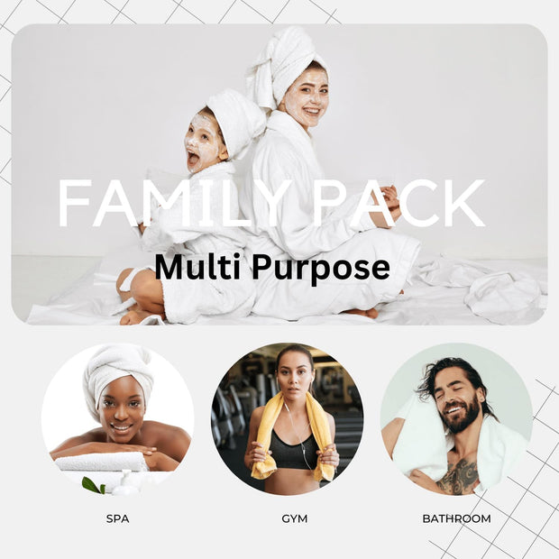 Lane Linen 100% Cotton Luxury Bath Towel Set - 18 Pieces - Ring Spun, Ultra Soft, Quick Dry & Extra Absorbent - 4 Bath, 8 Washcloths, 6 Bathroom Hand Towels - Machine Wash in Cold Water - Living Coral