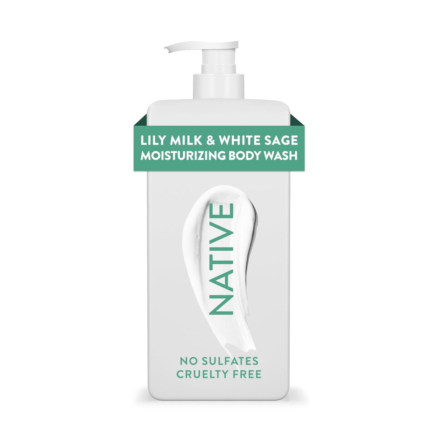 Native Moisturizing Body Wash Contains Naturally Derived Ingredients | for Women & Men, Sulfate, Paraben, & Dye Free Leaving Skin Soft & Hydrated | Cocoa Butter & Vanilla 18 oz