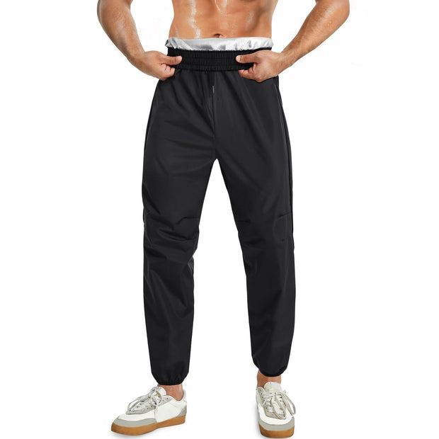 Sauna Suit for Men Heats Sauna Sweat Shirt Non Rip Boxing Sweat Suits Weight Loss Gym Tops Sauna Pants