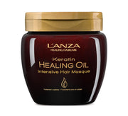 L'ANZA Keratin Healing Oil Intensive Hair Masque, Leave-in Conditioner Treatment for Damaged Hair, Nourishing Mask, Repairs, Boosts Shine, Strength, and Prevents Frizz, Cruelty Free (7.1 Fl Oz)