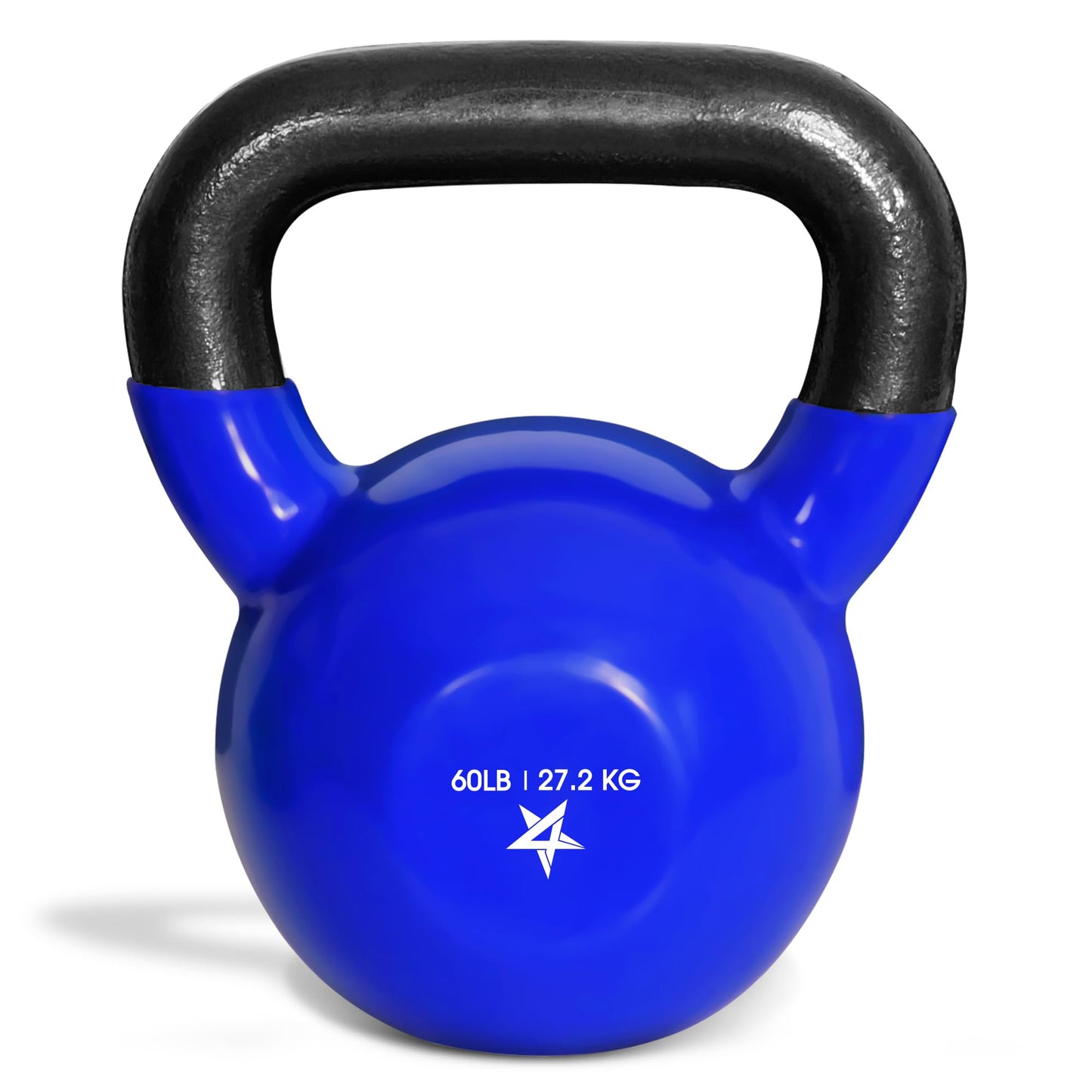 Yes4All 5-100 LB Kettlebells Vinyl Coated Cast Iron for Dumbbell Weights Exercises, Gym, Fitness, Full Body Workout Equipment Push up, Grip and Strength Training
