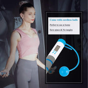 Jump Rope, Digital Weighted Handle Workout Jumping Rope with Calorie Counter for Training Fitness, Adjustable Exercise Speed Skipping Rope for Men, Women, Kids, Girls