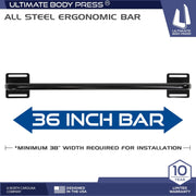 Ultimate Body Press Wall Mounted Doorway Pull Up Bar