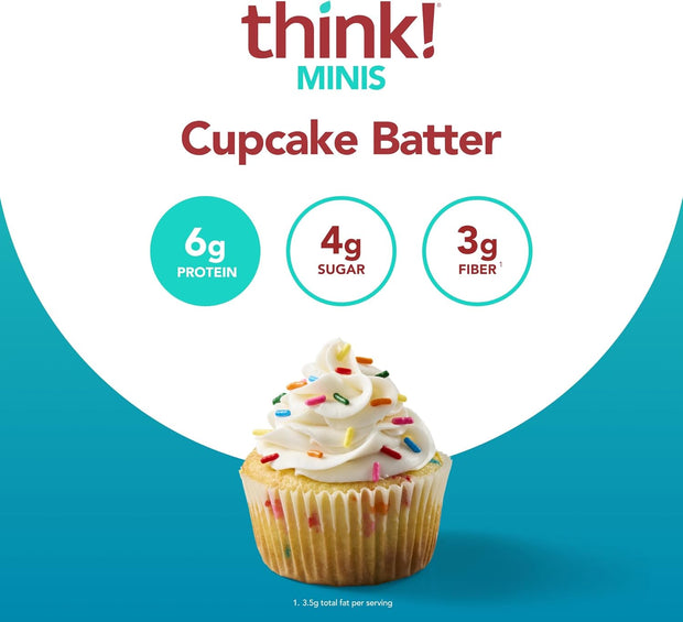think! Minis, Cupcake Batter, 15 Count