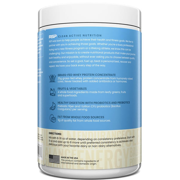 TrueFit Gut Healthy Protein Powder, Grass-Fed Whey Meal Replacement Shake with Prebiotics, Probiotics, & Organic Superfoods, Keto Friendly, Gluten Free (Packaging May Vary)