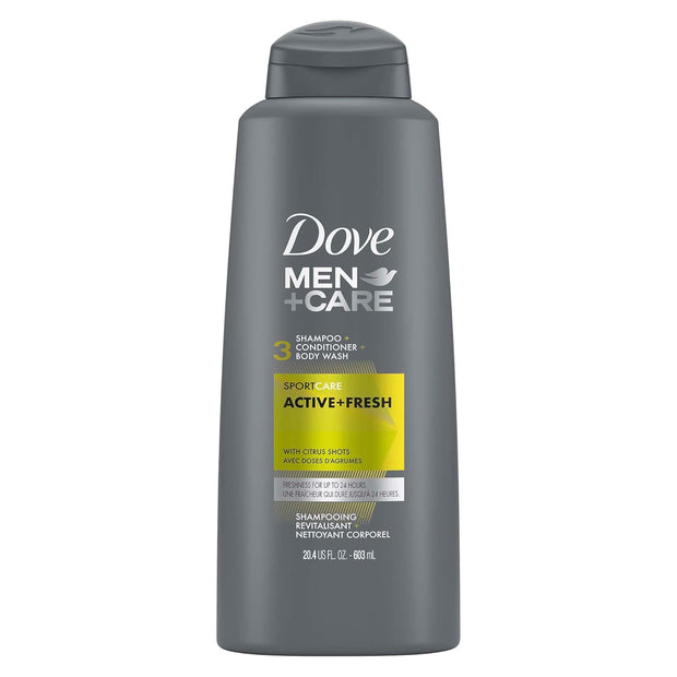 Men+Care Sport+Care 3 in 1 Shampoo Active+Fresh 20.4 fl oz