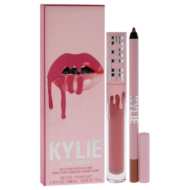 Kylie Cosmetics Matte Lip Kit - 808 Kylie for Women - 2 Pc 0.10oz Matte Liquid Lipstick, 0.03oz Lip Liner