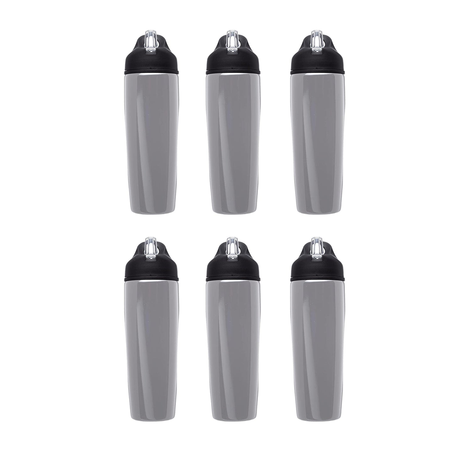 DISCOUNT PROMOS Custom Stainless Steel Water Bottle, 24 pack, Personalized Text, Logo, 28.5 oz Metal Sports Bottles with Flip Top, Easy Carrying, Red