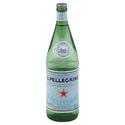 San Pellegrino, Water Sparkling Mineral, 33.8 Fl Oz