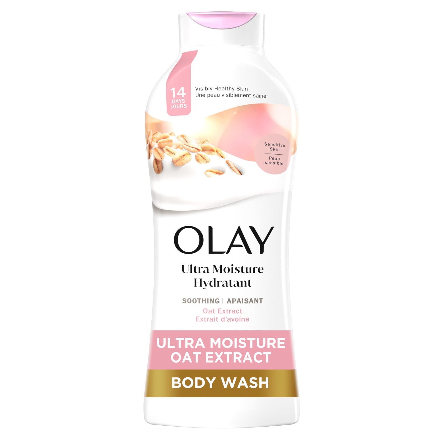 Olay Body Wash for Women, Ultra Moisture, 24hr Moisturizing, Hydrating & Refreshing, B3 Vitamin Complex, Free of Parabens & Phthalates, For All Skin Types, Shea Butter Scent, 22 fl oz