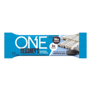 ONE Protein Bars, Hershey's Cookies 'n' Creme, Gluten Free with 18g Protein and 3g Sugar, Pantry Staples, 2.12 oz (12 Count)