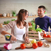 Stainless Steel Onion Slice Holder, 2025 New Onion Slice Holder for Slicing, Chopper Assistant Tool, Lemon Slicer Vegetable Cutter for Meat, Lemon, Potato, Tomato - Kitchen Gadgets (1)