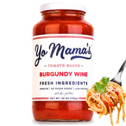 Yo Mama's Foods Keto Marinara Pasta Sauce - (3) 12.5 Ounce Jars - No Sugar Added, Low Carb, Low Sodium, Gluten Free, Paleo Friendly, and Made with Fresh, Non-GMO Tomatoes