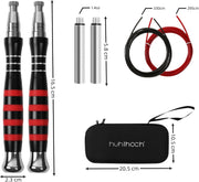 Speed Jump Rope - No-Screw Design, 360° Rotation, Non-Slip Silicone, Weighted, Includes 2 Handles, Portable Fitness Tool for Boxing