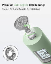 YOTTOY Skipping Ropes for Adults -Cordless Counter Jump Rope with Large Cordless Ball-Weighted Jump Rope for Women with LCD Display