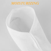 3 Pairs Moisturizing Socks for Dry Feet, Cracked Heel Repair - Overnight Lotion Cotton Socks, Gel Spa Moisture Enhancing for Women and Men, White