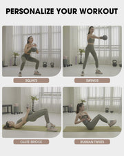 PAETA Soft Kettlebell for Home Fitness – Anti-Slip Grip & Wide Handle Design,Soft Kettlebell set, Gentle Floor-Friendly Impact – 10lbs, 15lbs, 20lbs, for Home Functional Training