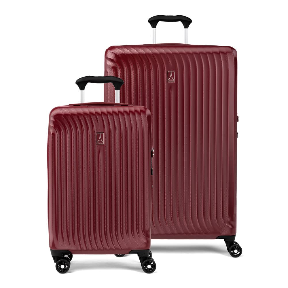 Travelpro Maxlite Air Hardside Expandable Luggage, 8 Spinner Wheels, Lightweight Hard Shell Polycarbonate, Shadow Grey, 2-Piece Set (21/25)