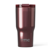 RTIC 30oz Essential Tumbler with Lid, Insulated, Stainless Steel, Metal, Double Wall Vacuum-Insulation, Ceramic Lined, Travel Cup for Iced Coffee, Tea, Hot and Cold Drink, Graphite