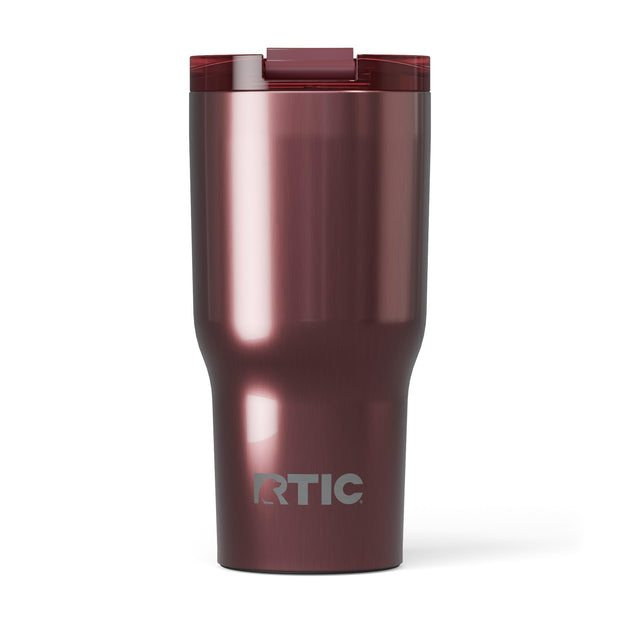 RTIC 30oz Essential Tumbler with Lid, Insulated, Stainless Steel, Metal, Double Wall Vacuum-Insulation, Ceramic Lined, Travel Cup for Iced Coffee, Tea, Hot and Cold Drink, Graphite
