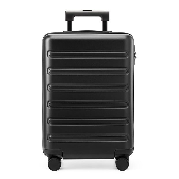 NINETYGO Carry On Luggage 22x14x9 Airline Approved, 20 Inch Luggage with Smooth Spinner Wheels, Lightweight, Hard Shell PC Suitcase Carry-On, Travel Luggage, TSA Approved (Pink, Rhine Basic)