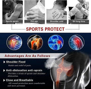 Shoulder Brace for Women and Men Recovery Shoulder. Adjustable Shoulder Support for Rotator Cuff, AC Joint Pain Relief, Shoulder Injuries. Perfect Fit Shoulder Compression Sleeve (One Size Regular)