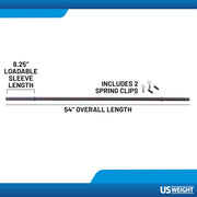 US Weight Barbell Set for home gym workout - Made in USA, Essential Home Gym Equipment for Strength Training