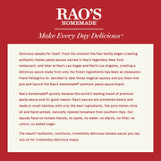 Rao's Homemade Alfredo Sauce 15 oz, Creamy Pasta Sauce, Premium Quality Blend of Parmesan & Romano Cheese, Cream and Butter