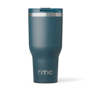 RTIC 30oz Essential Tumbler with Lid, Insulated, Stainless Steel, Metal, Double Wall Vacuum-Insulation, Ceramic Lined, Travel Cup for Iced Coffee, Tea, Hot and Cold Drink, Graphite