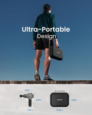 RENPHO Massage Gun Deep Tissue, Percussion Muscle Massage Gun for Athletes, Electric Handheld Massager Gun for Pain Relief Relax 6 Massage Head, 15 Speed (Black)