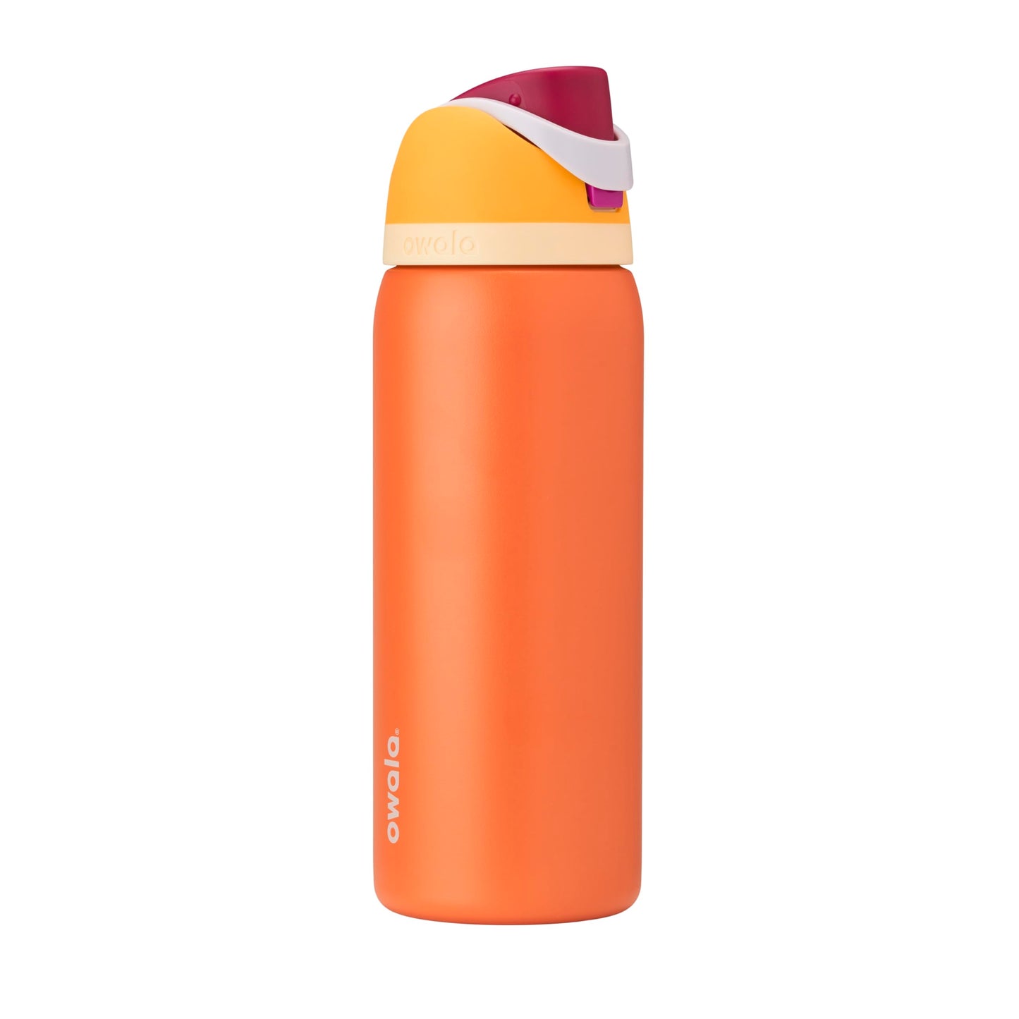 Owala FreeSip Insulated Stainless Steel Water Bottle with Straw, BPA-Free Sports Water Bottle, Great for Travel, 24 Oz, Camo Cool